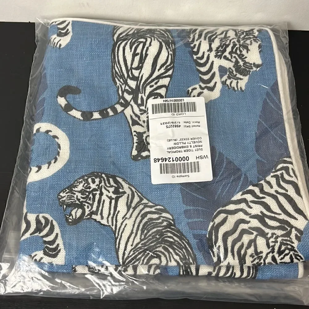 William Sonoma Tropical Print Embroidery Novel